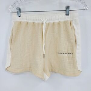 Twenty Montreal Revolve Breathe Mesh Mesh Shorts Soft Sand Cotton Waffle Knit XS